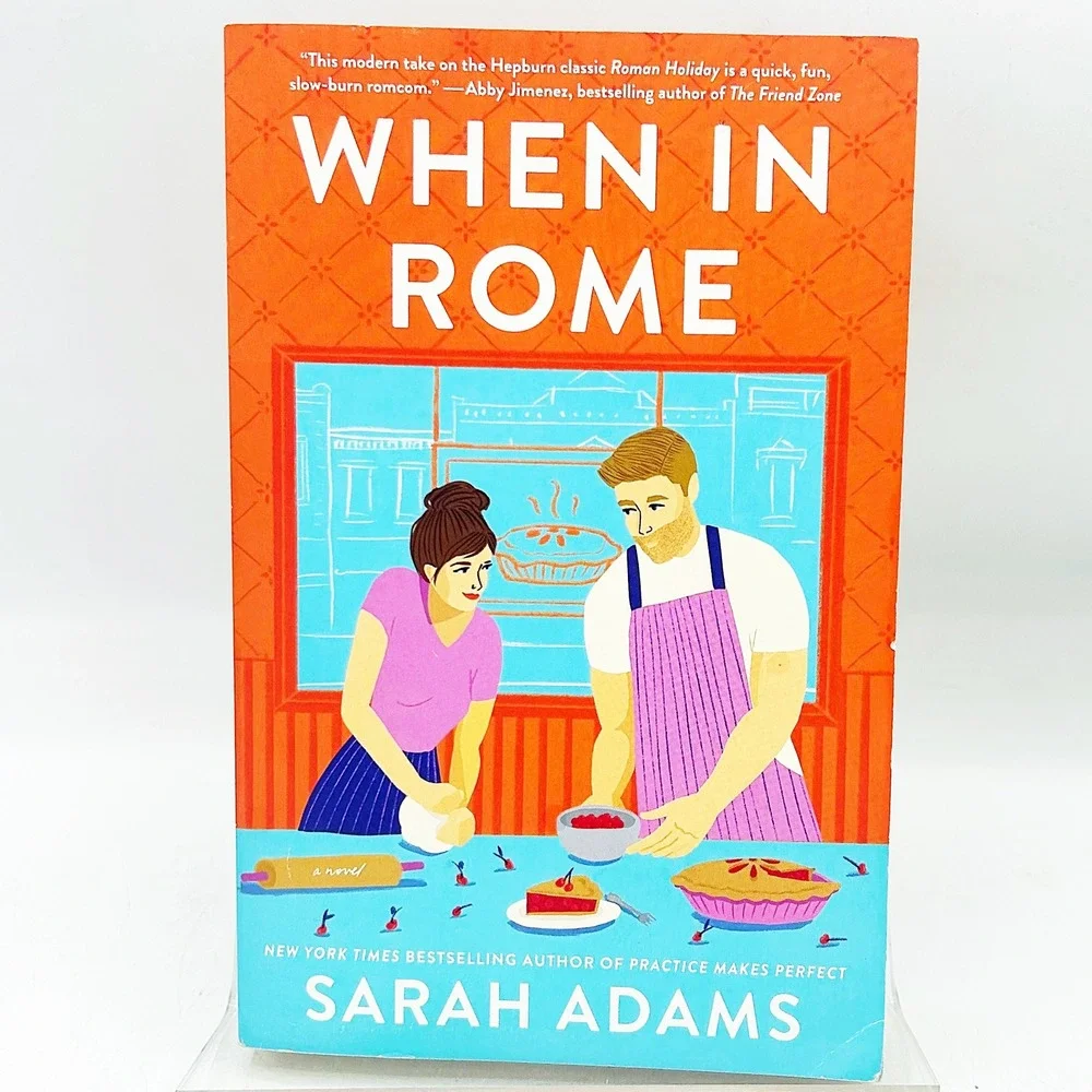 Sarah Adams When In Rome Paperback Book Romance Novel Good